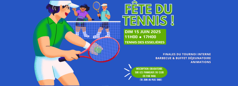 Rendez-vous le 15 juin pour la fête du tennis&nbsp;!