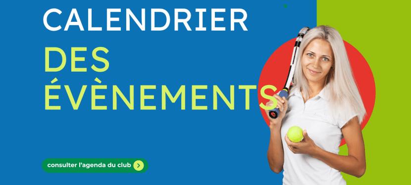 Calendrier des événements