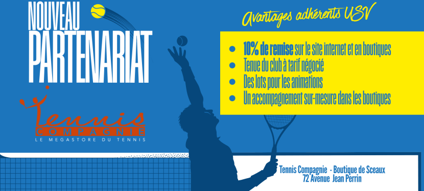 Nouveau partenariat avec Tennis&nbsp;Compagnie