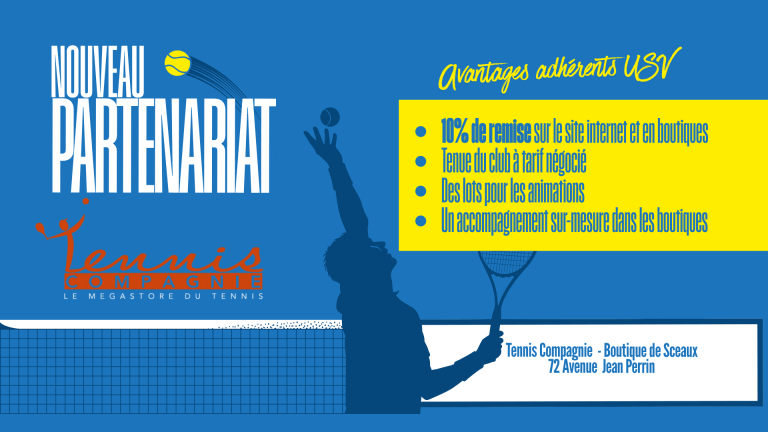 Nouveau partenariat avec Tennis&nbsp;Compagnie